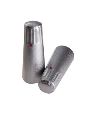 34.5 x 127mm Silver Pebbled