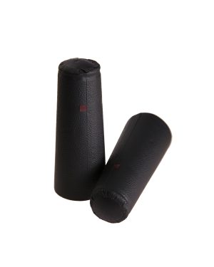 34.5 x 125mm – 65micron – Black matt pebbled – Standard soft top with tear strip